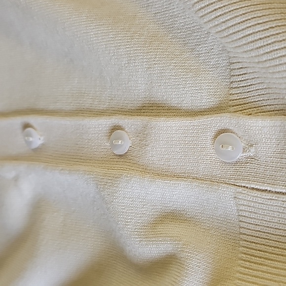 Nue Optionplus NWT Cream Button-Up Cardigan. SIZE 3X - Picture 8 of 10
